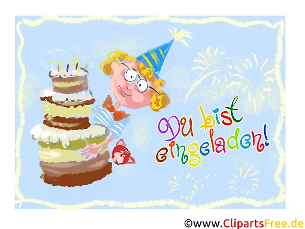 Einladungskarten gestalten und verschicken als E Karten zum Geburtstag
