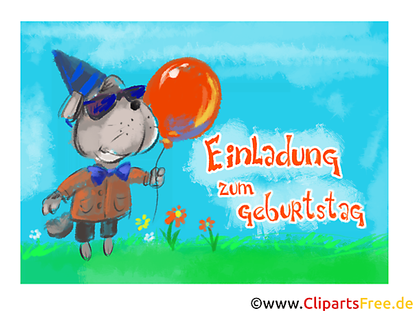 Karten Einladungen zum Geburtstag kostenlos versenden