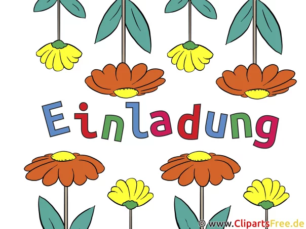 Vorlage für EInladung zum Geburtstag