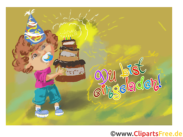 Zum Kindergeburtstag Einladung online verschicken