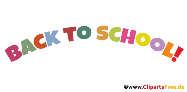 Back to School Text auf Englisch PNG-Clipart transparent