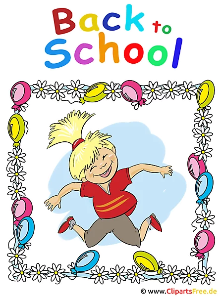 Clipart zurück in die Schule auf Englisch  - PNG transparent