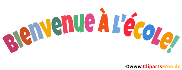 Text Willkommen in der Schule auf Französisch zum Drucken