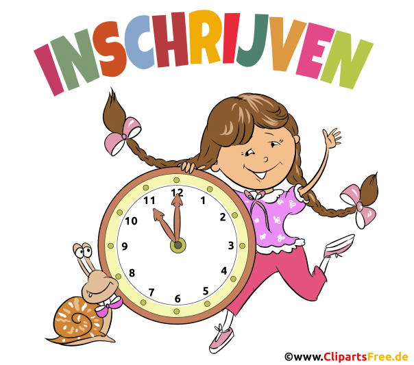 Einschulung in Niederlanden Illustration, Bild, Clipart