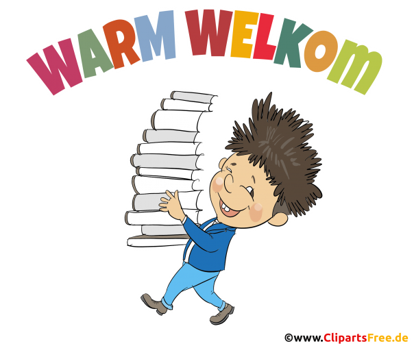 Herzlich Willkommen in Niederländisch Clipart, Bild, Illustration