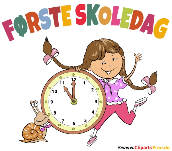 Der erste Schultag Cliparts, Bilder, Illustrationen zum Thema Schule