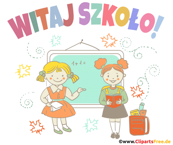 Hallo Schule Clipart, Grusskarte, Bild