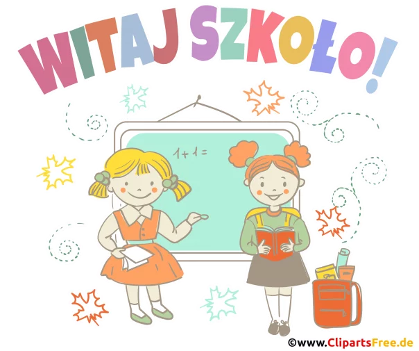 Hallo Schule Clipart, Grusskarte, Bild