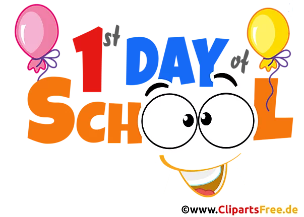 Erster Tag in der Schule PNG-Clipart transparent