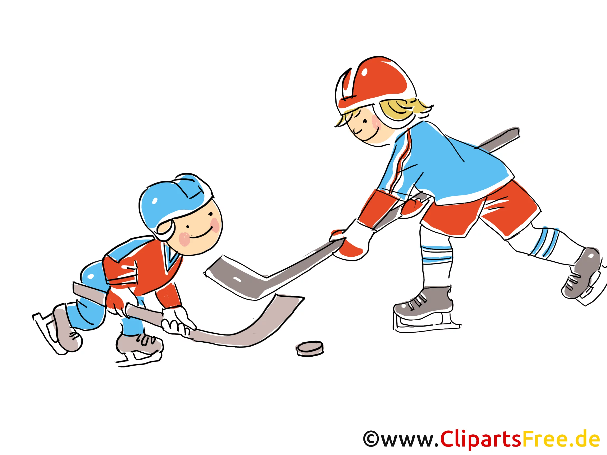 Eishockey WM  Bild, Illustration, Clipart, Comic, Cartoon gratis