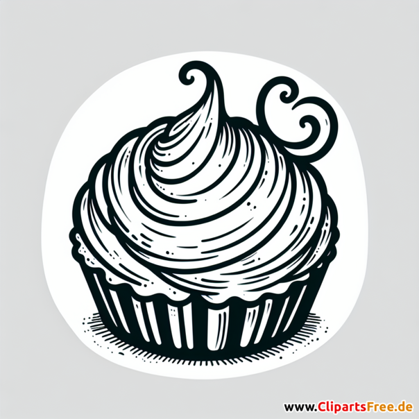 Baiser Clipart - Bilder zum Thema Backwaren