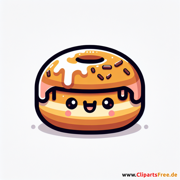 Berliner Clipart - Bilder zum Thema Backwaren