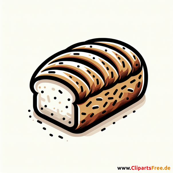 Brot Clip Art - Bilder zum Thema Backwaren