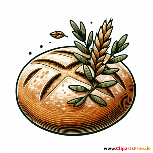 Ciabatta Clipart - Bilder zum Thema Backwaren