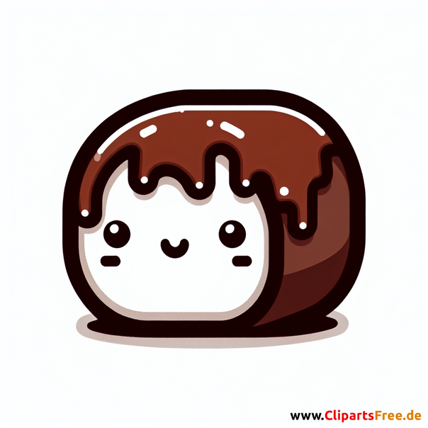 Schokobrötchen Clipart - Bilder zum Thema Backwaren