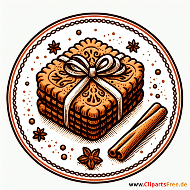 Spekulatius Clipart - Bilder zum Thema Backwaren