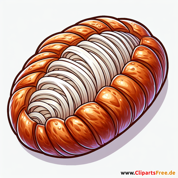 Zwiebelbrot Clipart - Bilder zum Thema Backwaren