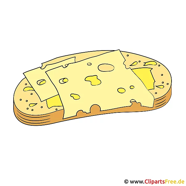 Cliparts Essen und Trinken - Käse und Brot
