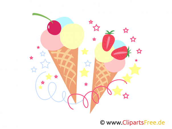Eis Clipart Grafik E Karte Bild Zum Geburtstag