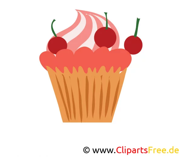 Kuchen Bild, Clip Art, Image, Grafik, Illustration gratis
