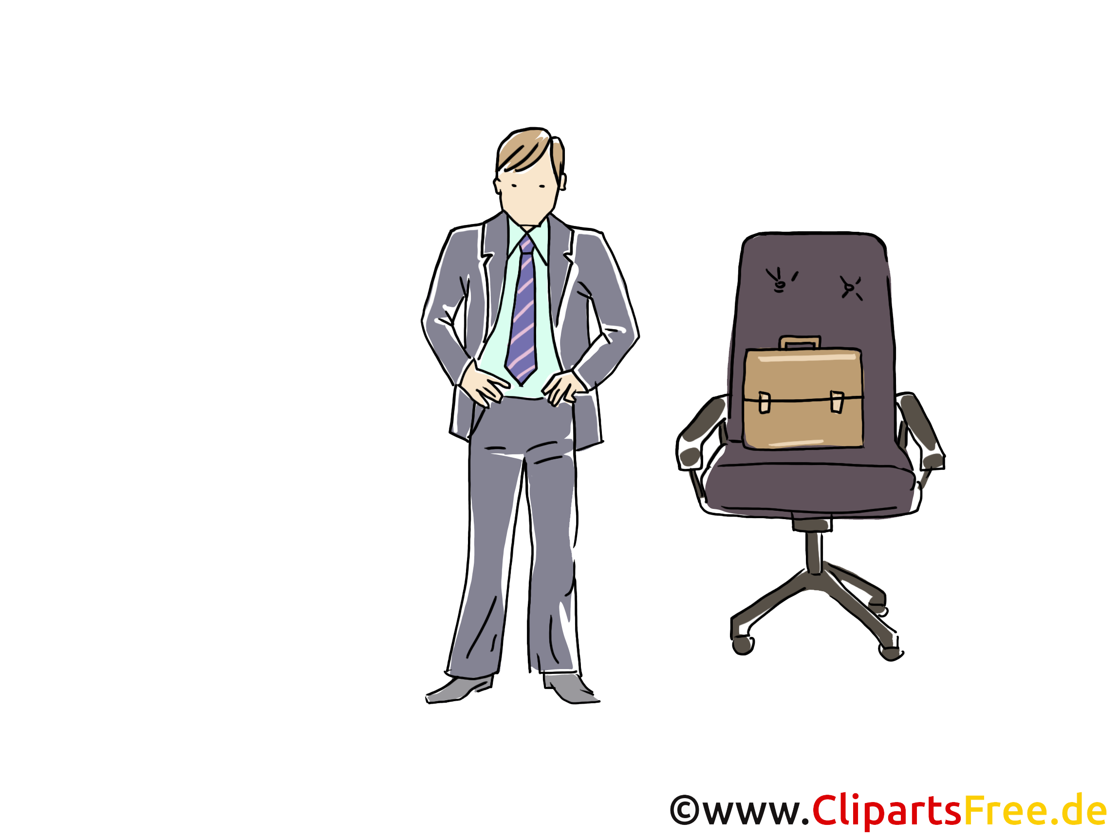 Manager und Chefsessel Clipart, Grafik, Bild, Cartoon Manager und Chefsessel Clipart, Grafik, Bild, Cartoon