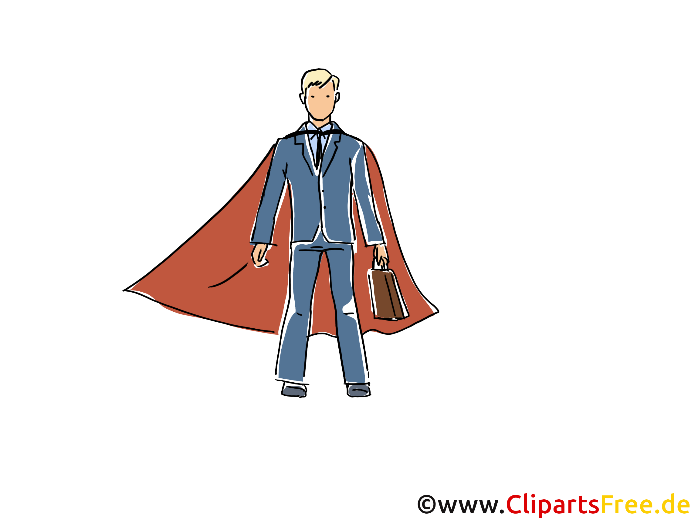 Superman Sales Manager Clipart, Image, Cartoon Superman Sales Manager Clipart, Image, Cartoon