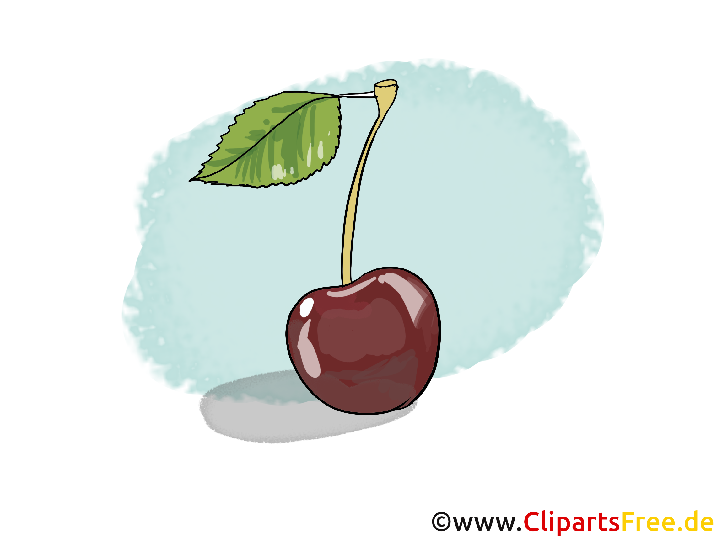 Kirsche Illustration, Bild, Clipart kostenlos Kirsche Illustration, Bild, Clipart kostenlos