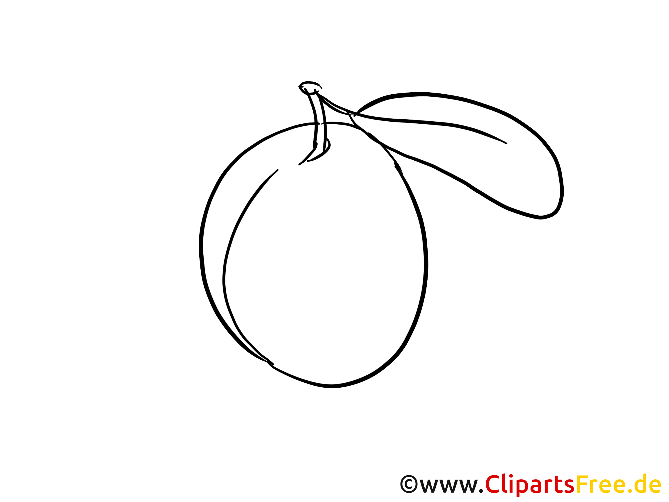 pflaume cliparts obst