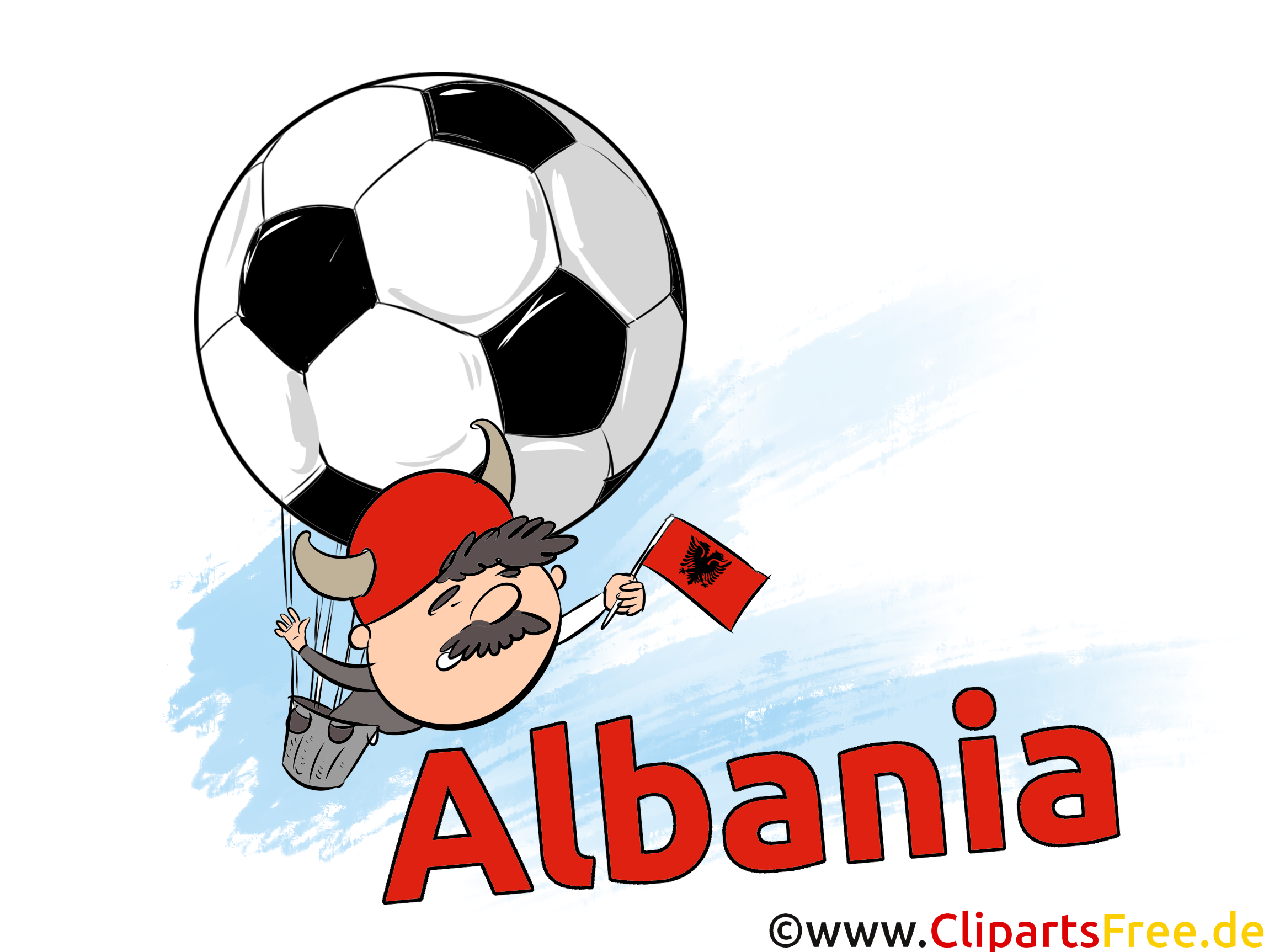 Football Clip Art Albania