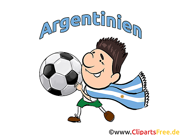 Argentinian Soccer Player - Sport Cliparts