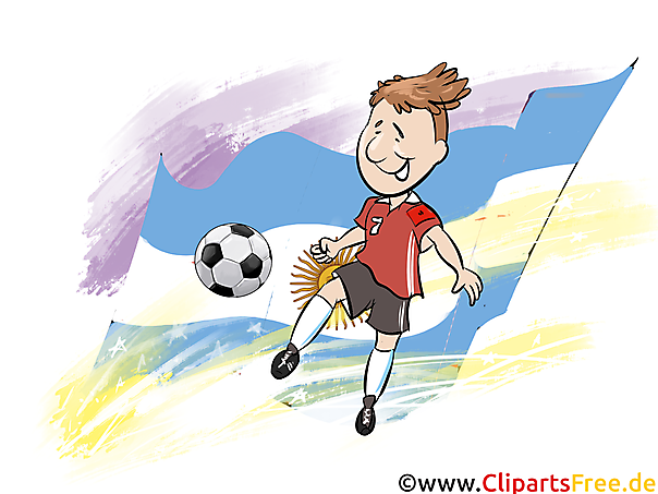 Child plaing Football - Sport Cliparts