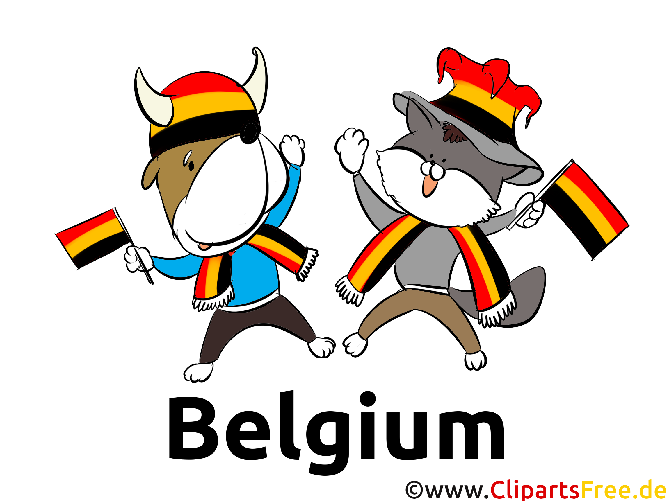 Belgium Football Clip Art