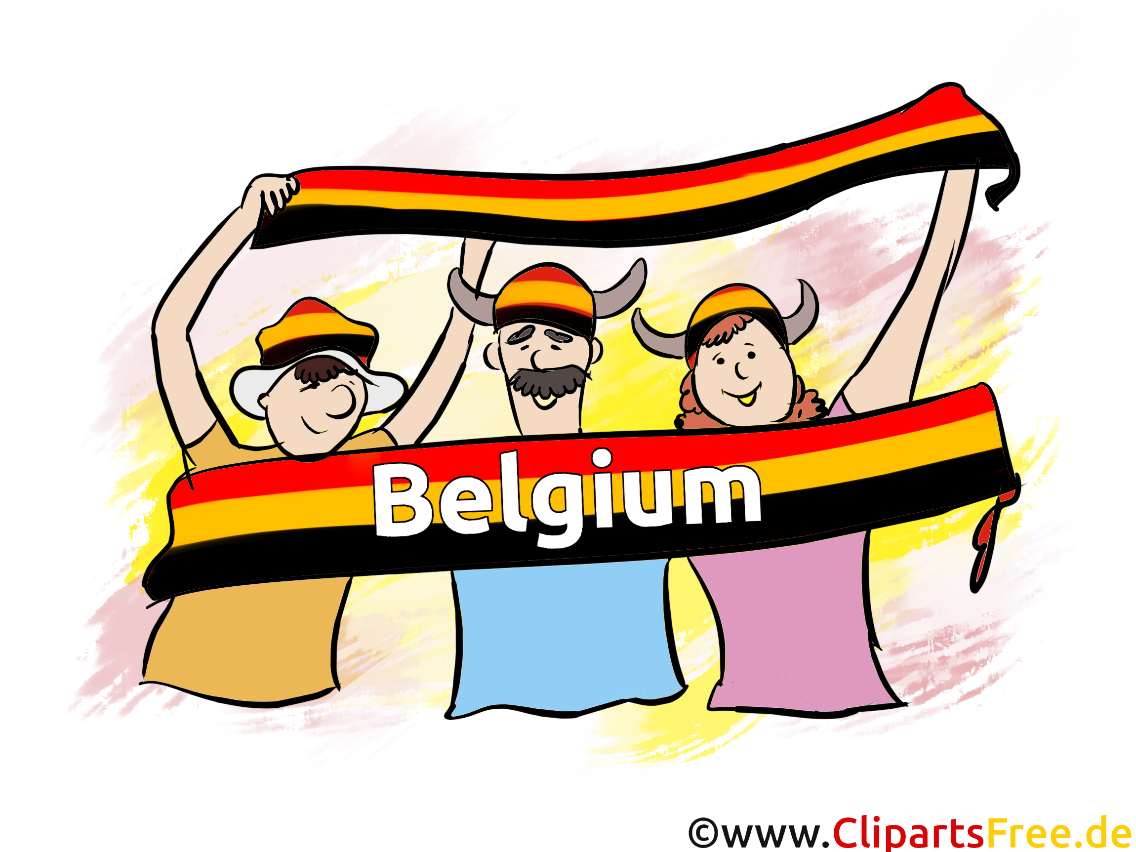 Belgium Fussball Clipart