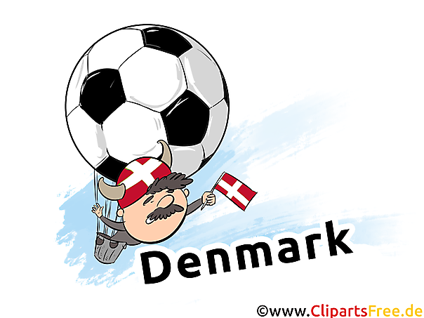 Fussball Clip Art Dänemark