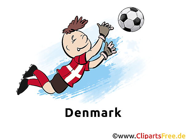 Fussballtorwart Illustration, Bild, Clipart