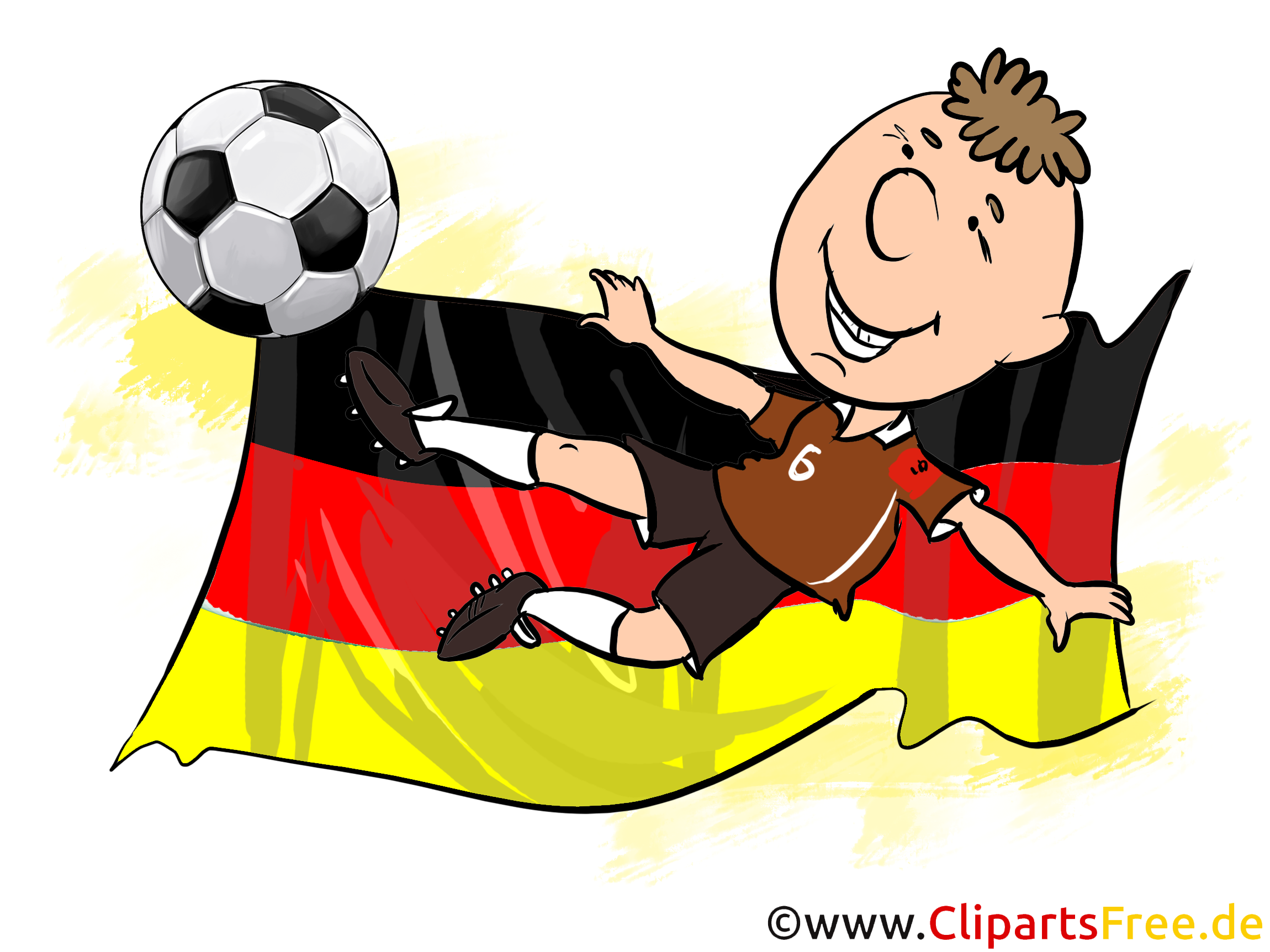 Fussball Deutschland Clipart