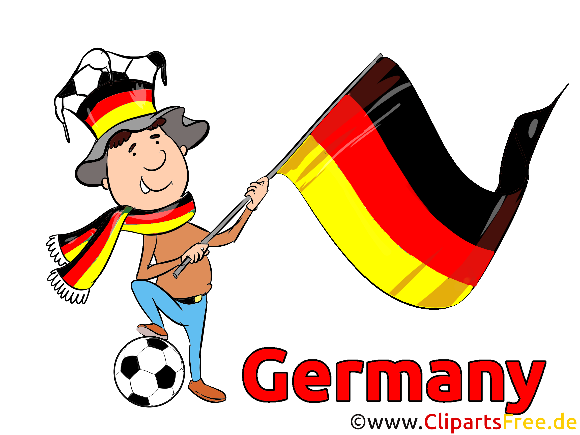 Fussball WM Clipart Deutschland