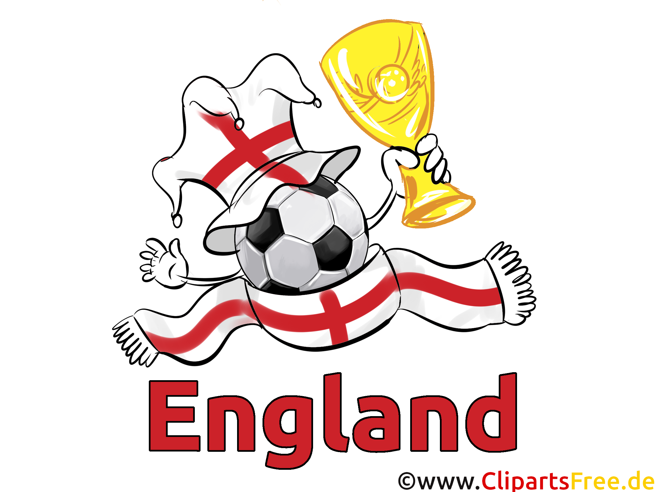 England Fussball Pokal Clip Art Bild gratis