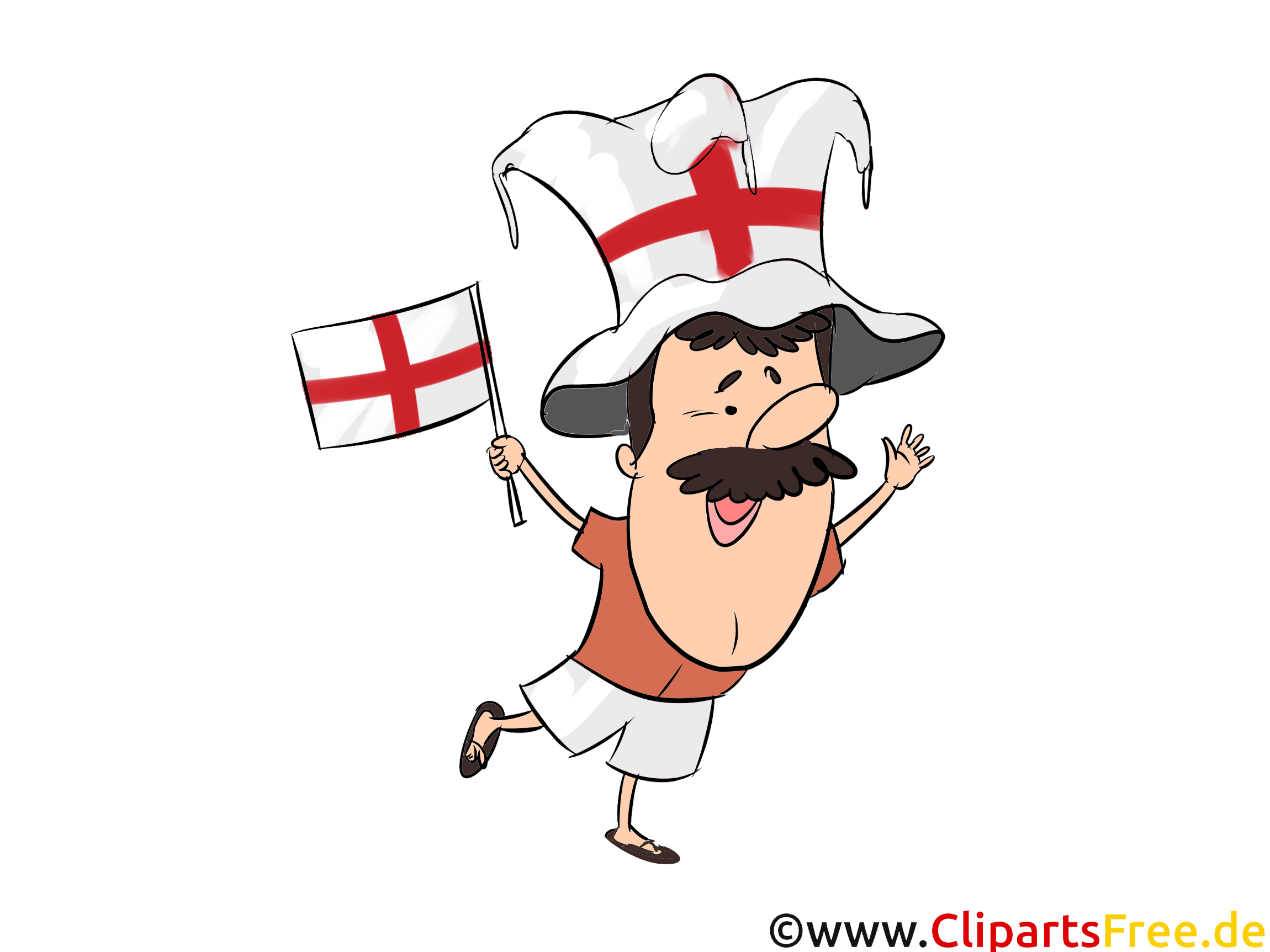 Fan Fussball Clip Art Bild gratis