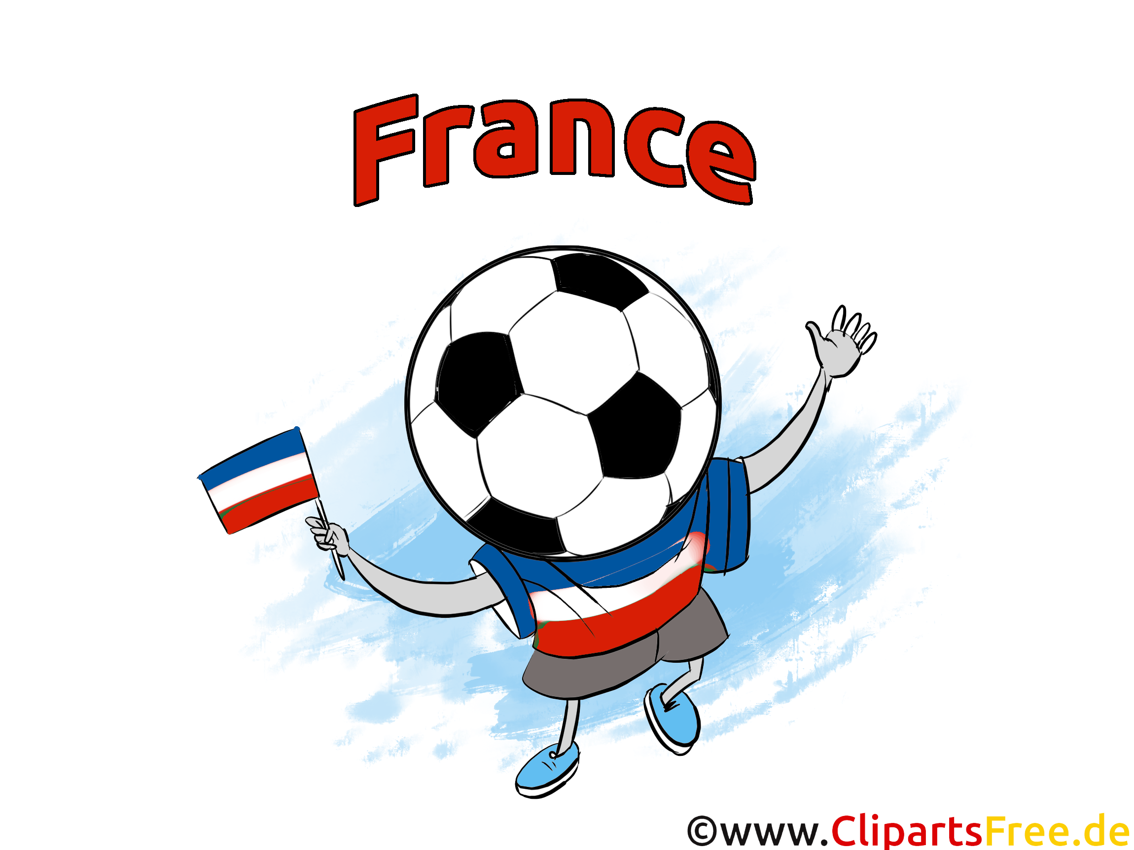 Fussball Ball Clipart-Grafik kostenlos