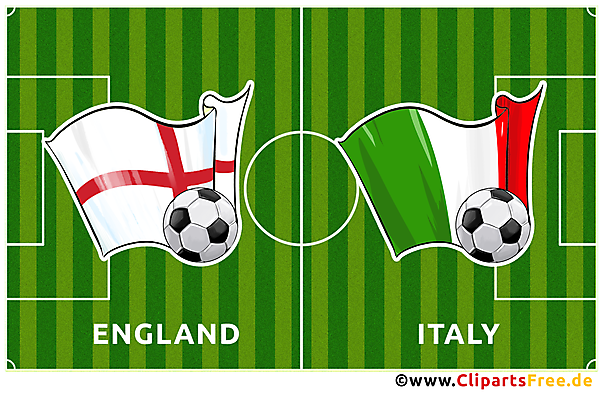England - Italien - Fussballspiel