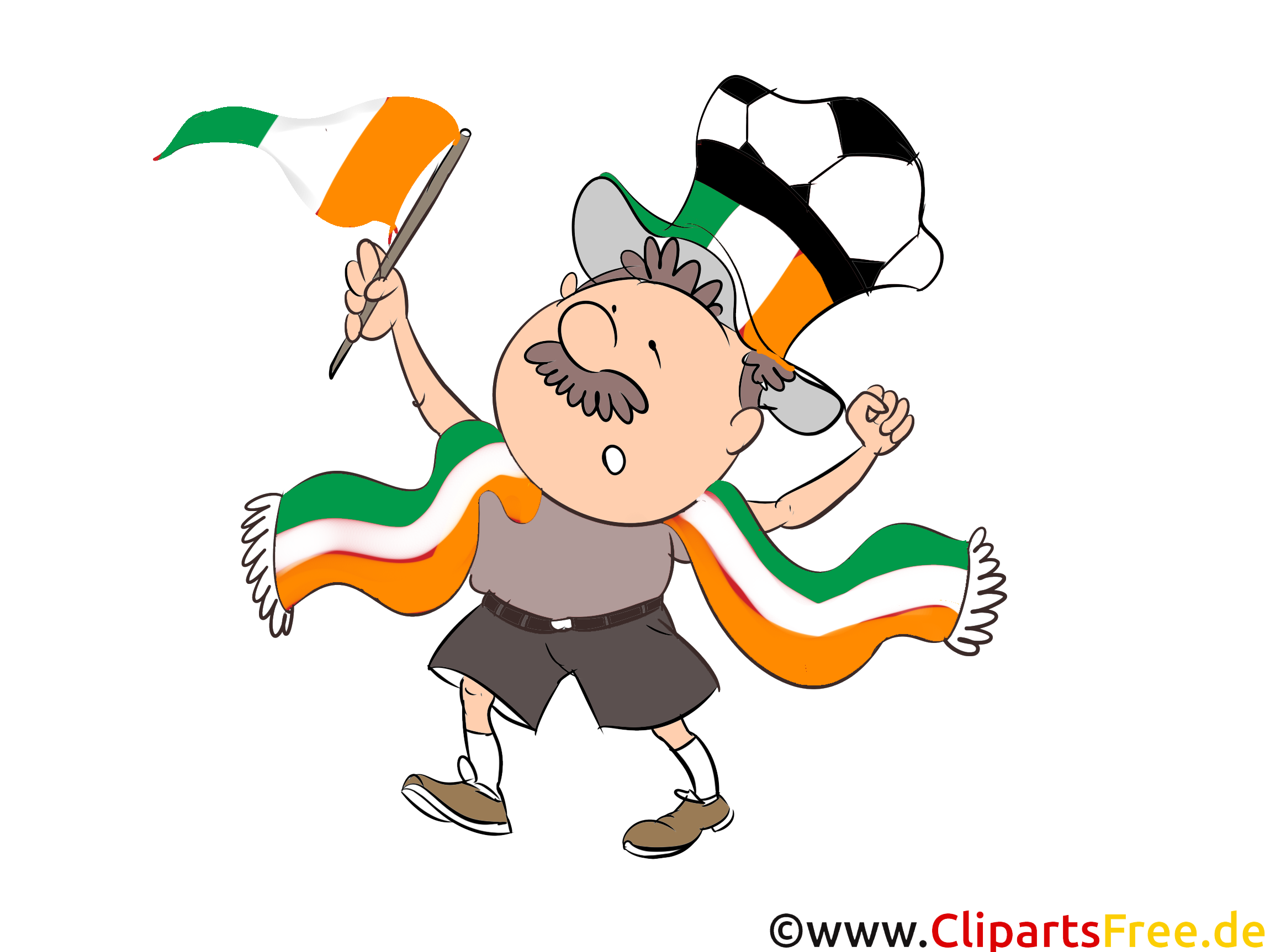 Fussball EM und WM Cliparts free