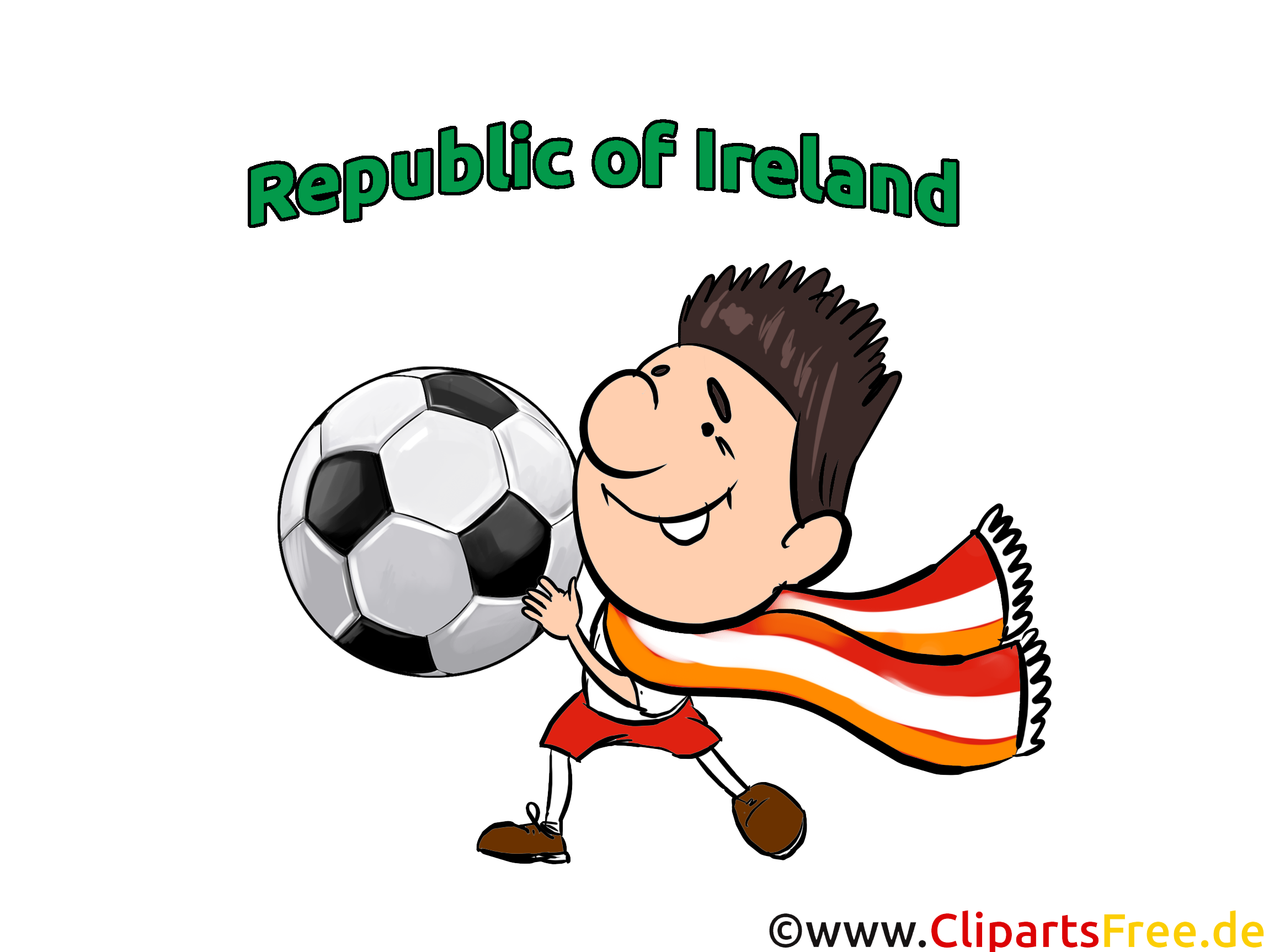 Ireland Football Clip Art