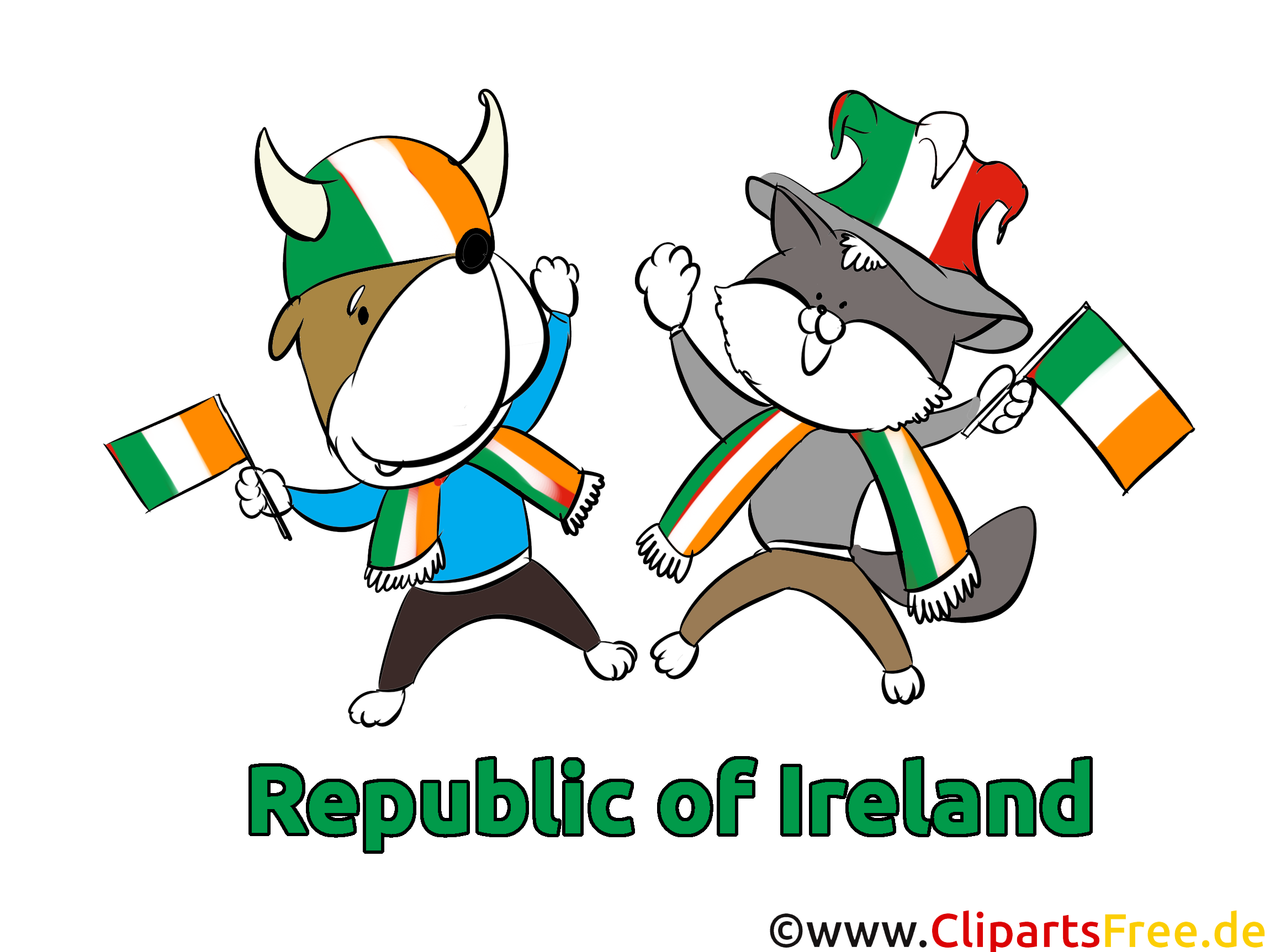 Sport Cliparts Republic of Ireland