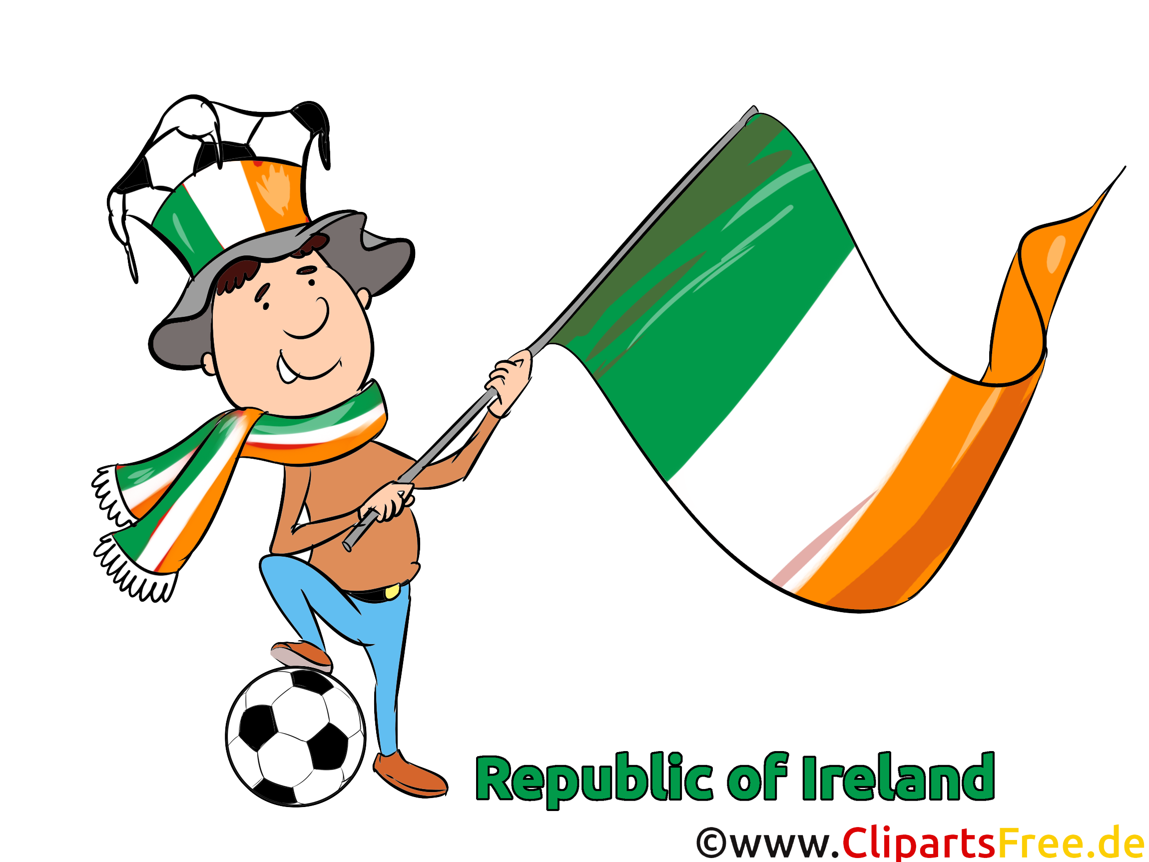 Sports Fan Clipart Image free