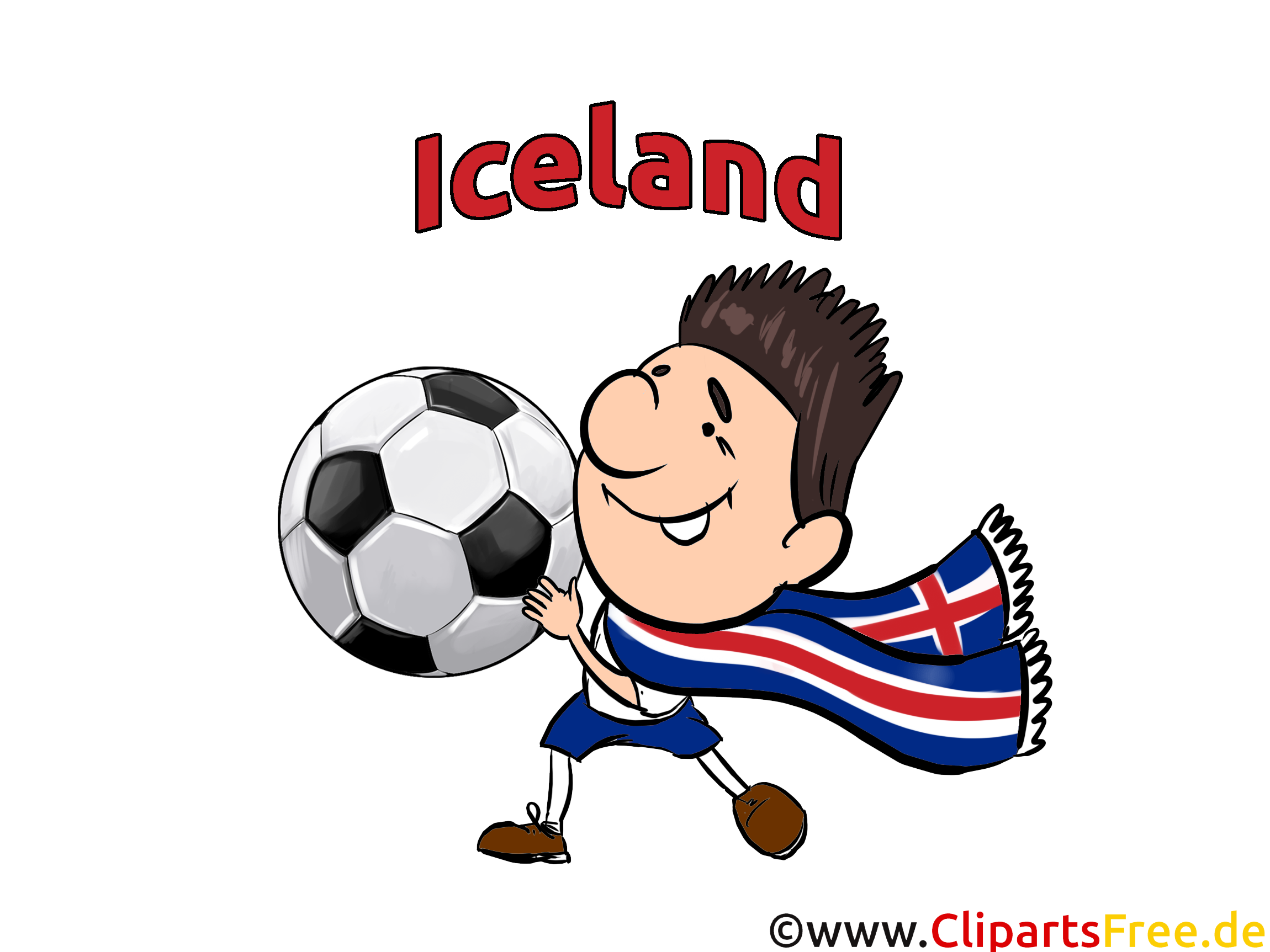 Clip Art Fussball-Spieler