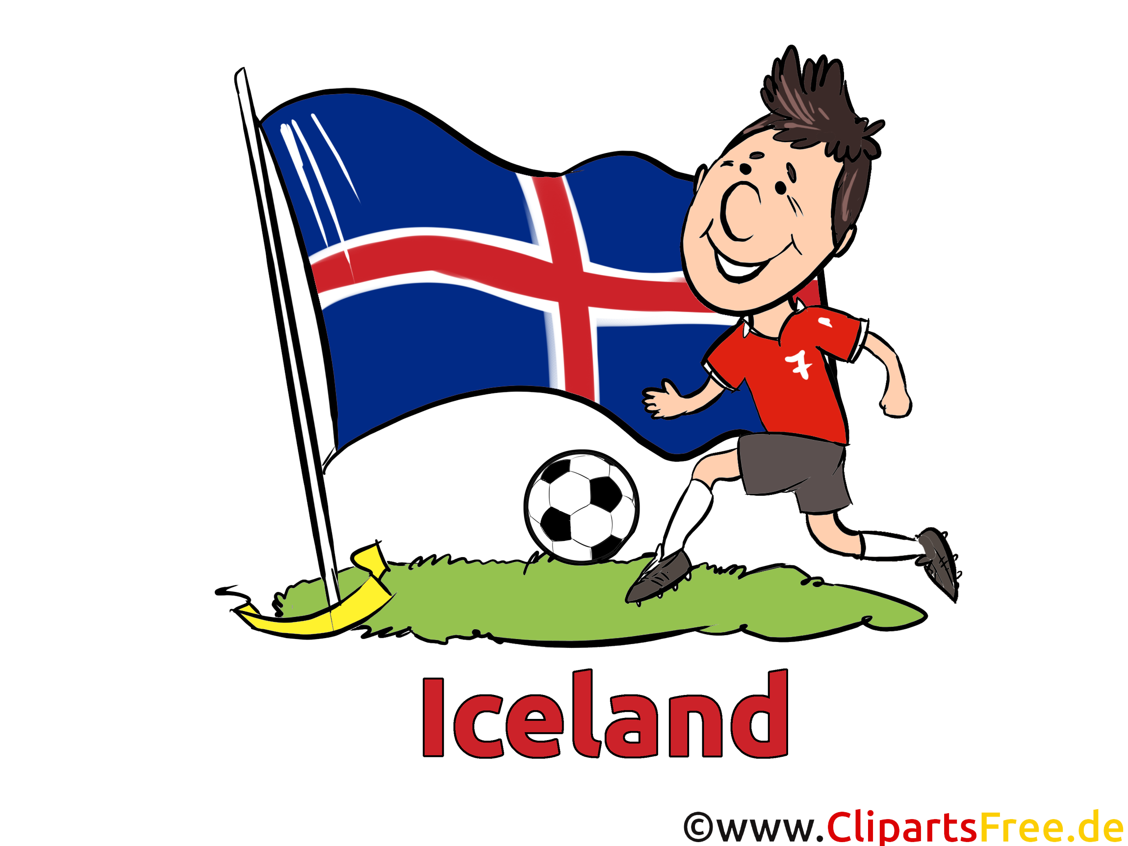 Iceland Clip Art Soccer