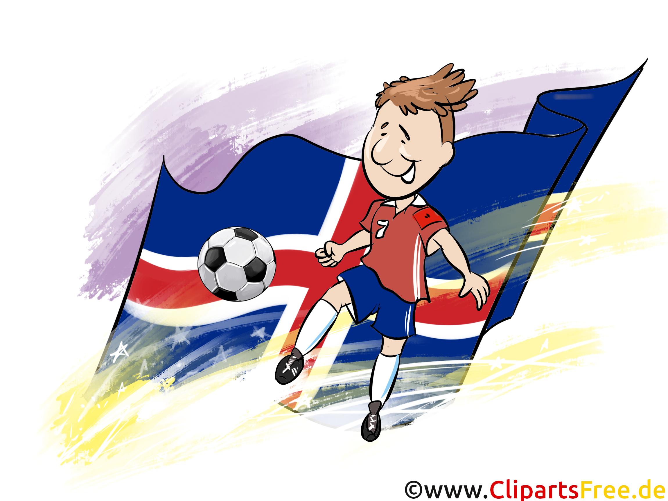 Islan Fussballmannschaft Clip Art Fussball