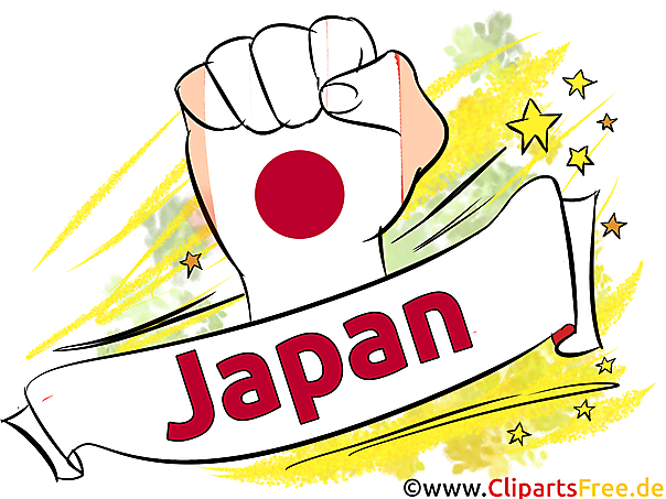 Faust Clipart zum Thema Sport in Japan
