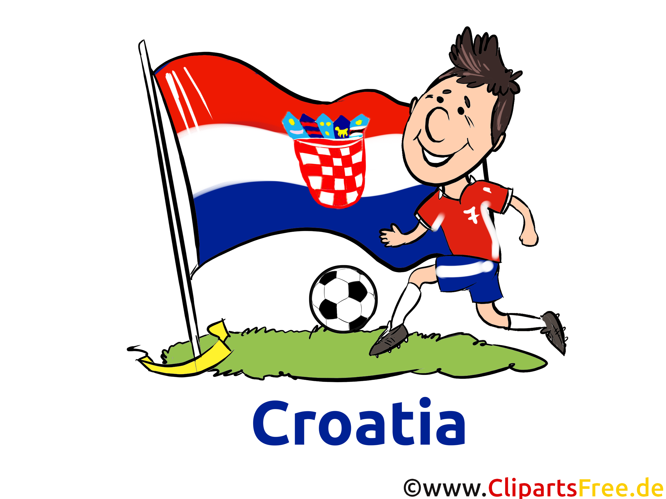 Croatia Soccer Clip Art